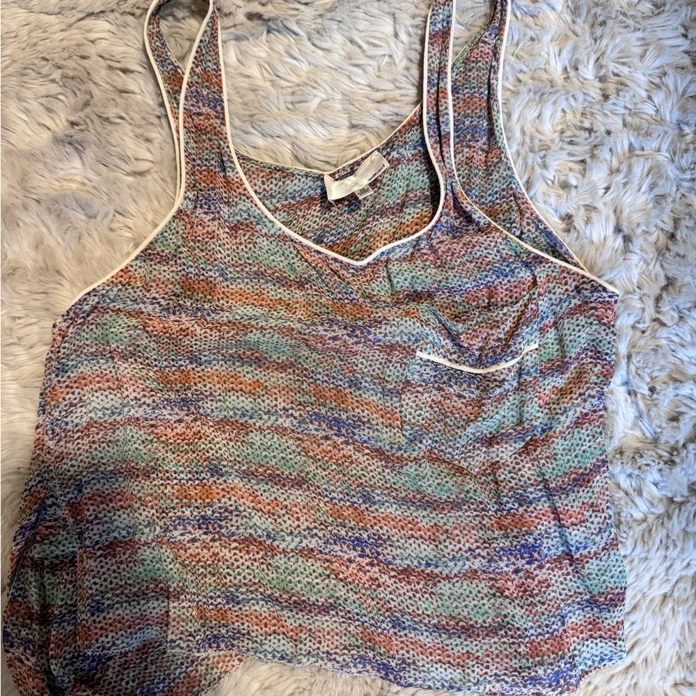 Aritzia le fou silk tank